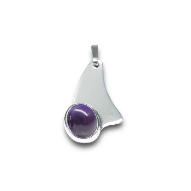 Sterling silver and Amethyst pendant